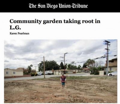 Community Garden Makes Headlines!